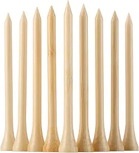 Golf Tees Durable Bamboo Tees 100Pcs 100Pcs 3-1/4" Friendly Biodegradable Material Reduce Frictio... | Amazon (US)
