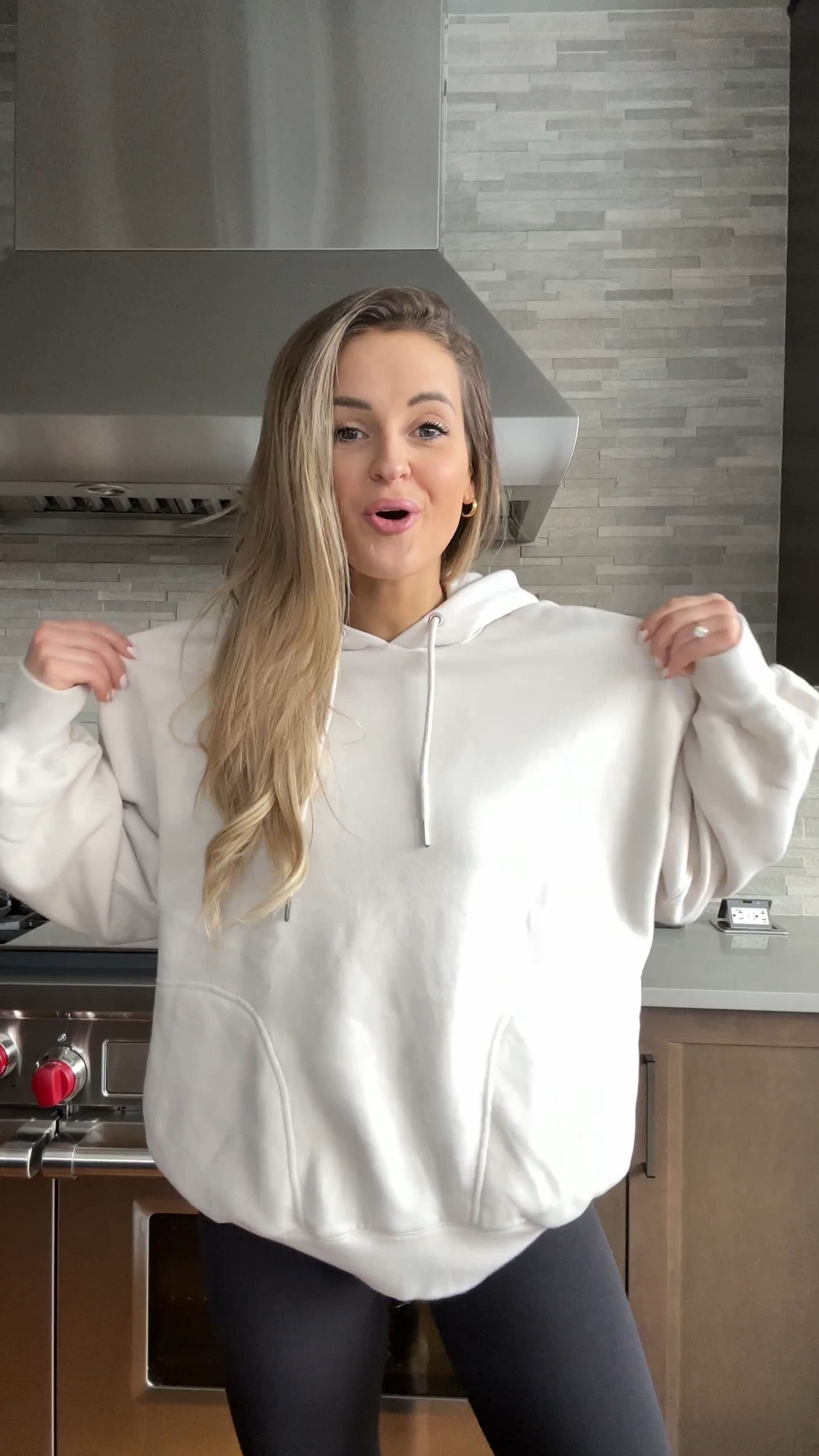 Wearing a size large! 🤍

#LTKcurves #LTKSeasonal #LTKfit