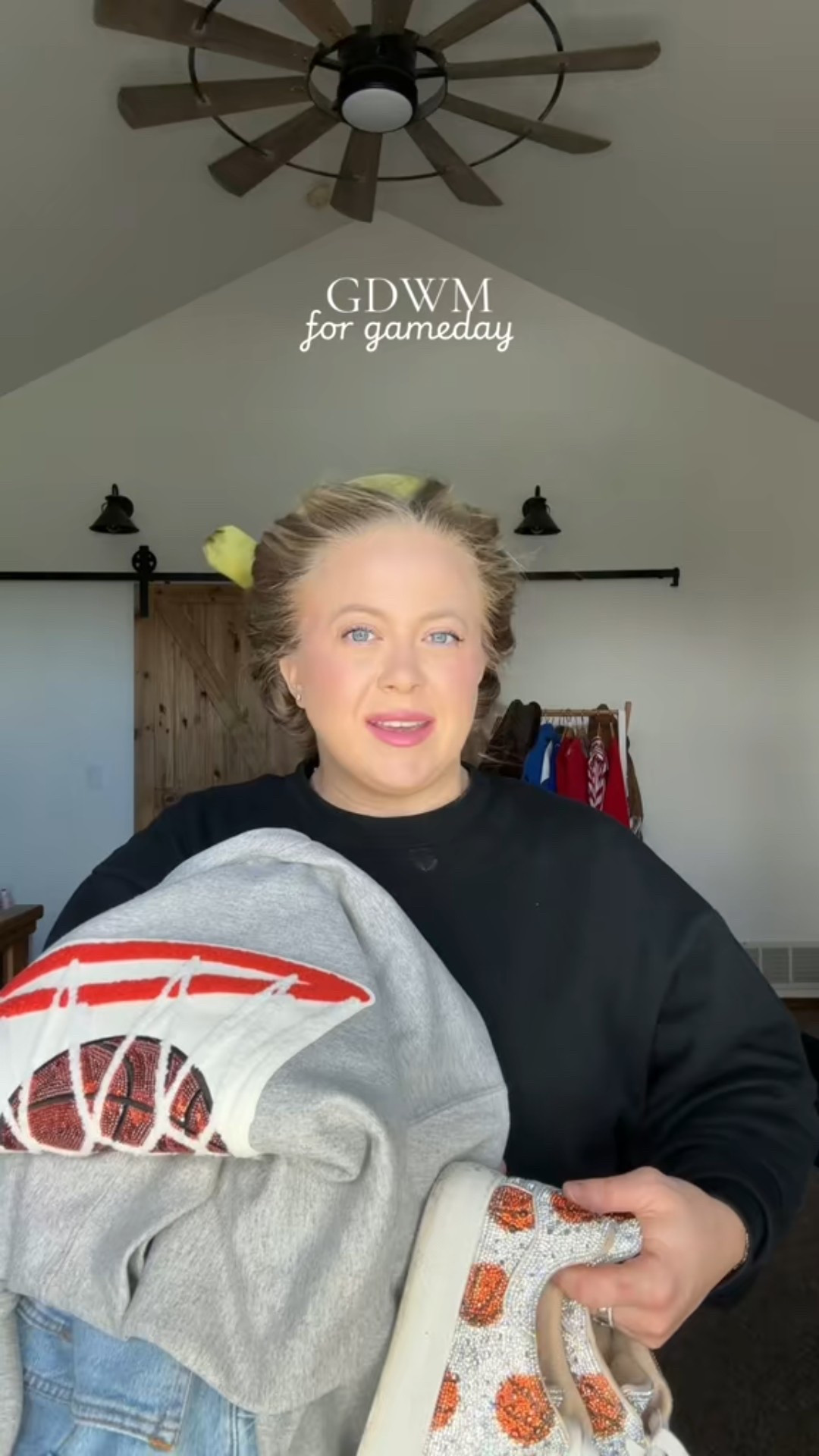 Basketball mom OOTD