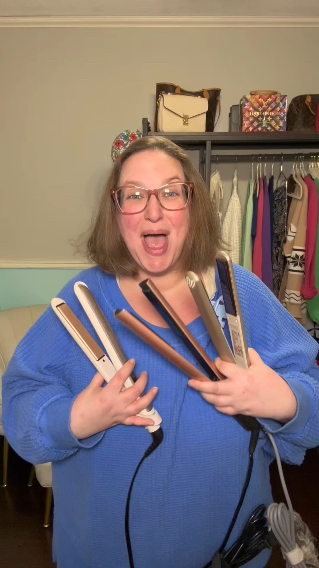 After testing these two flat irons, I went with the Tymo because my hair looks and feels smoother and sleeker with it. 

Tymo
* Titanium floating plates
* 32 temp settings 
* made hair feels sleek & smooth
* Looks shiny with no frizz
* felt some resistance when going through hair - it didn’t glide as smoothly as the other - but it got better as I used it & after a week, I don’t notice it
* One pass & straight
* Comes with glove & cover for iron
* Between $40-$60
* 4.5 stars out of less than 500

Remington
* Ceramic floating plates
* 8 temp settings 
* Glides more easily
* Have to go through hair multiple times for it to straighten 
* hot to touch 
* $34 
* Felt a bit cheap
* 4.7 stars out of 25k

#LTKBeauty #LTKgrwm #LTKmorningroutine