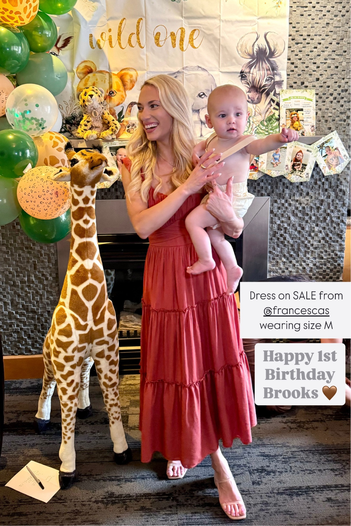 Baby boy’s 1st birthday, wild one 1st birthday, mom outfit 

Midi dress is from Francesca’s + ON SALE! Wearing size M and fit perfectly (usually size S/M)  + is bump friendly. 

#LTKKids #LTKBaby #LTKFamily