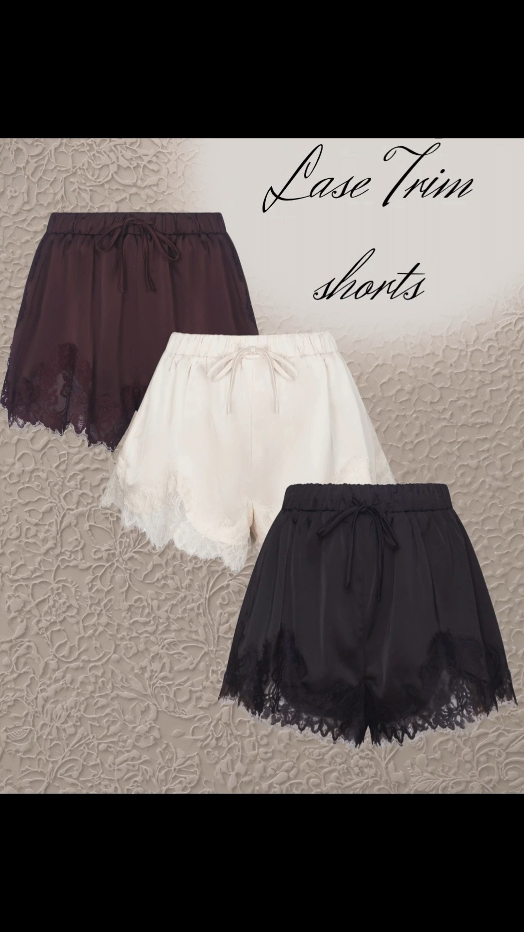Lace trim shorts

#LTKsummer #LTKspring #LTKeurope