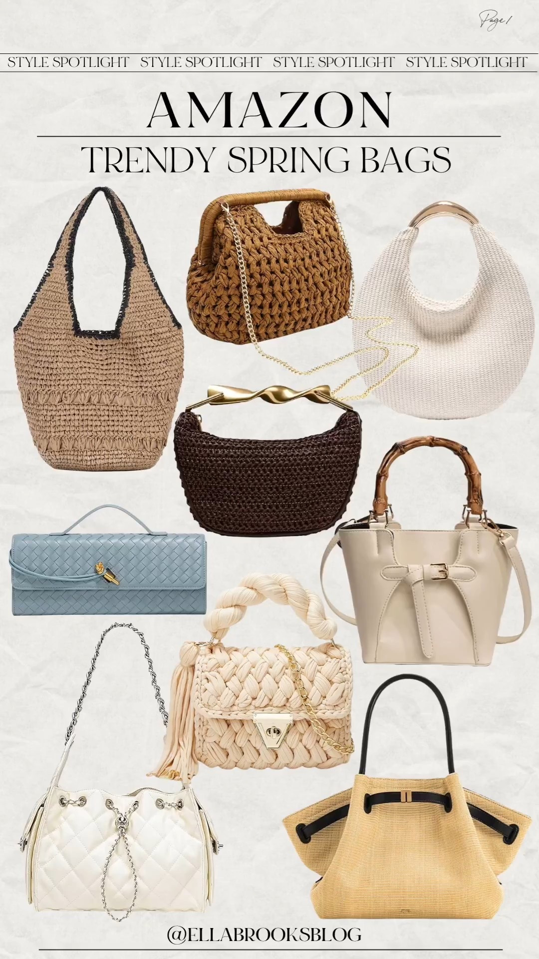 Amazon trendy spring bags!

Spring fashion, Amazon fashion, spring purse, woven bag

#LTKSeasonal