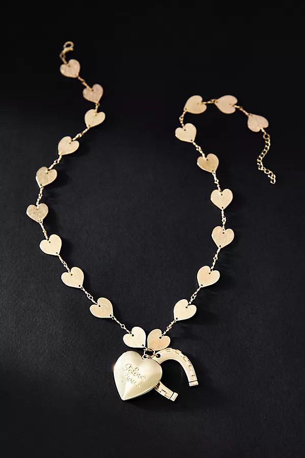 The Sage Vintage Lucky Love Charm Necklace | Anthropologie (US)