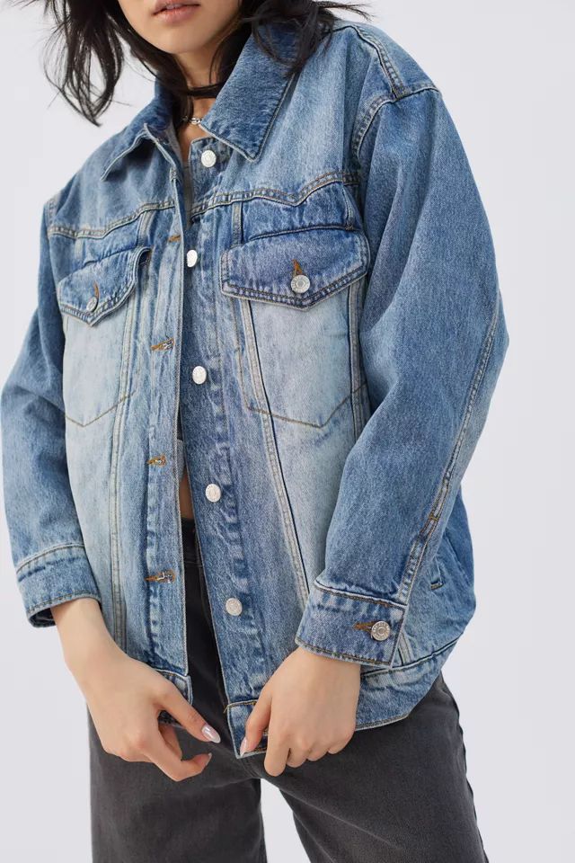 BDG Oversized Denim Trucker Jacket | Urban Outfitters (US and RoW)