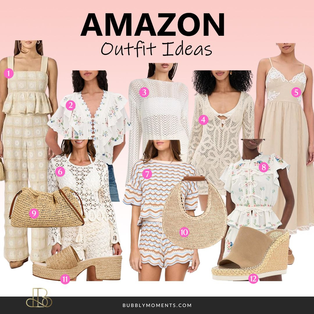 Easy and cute outfit ideas from Amazon 🤍✨ These looks are perfect for vacations, brunch, beach days, date nights, or everyday outfits. Featuring pretty dresses, matching sets, woven bags, sandals, and simple accessories that are easy to style and wear.
These pieces are easy to mix and match, so you can create different outfits all season long. Save this post for your outfit inspo and tap to shop your favorites 💕
#LTKootd #LTKStyle #LTKFinds #AmazonFashion #OutfitIdeas #AmazonFinds #OOTD #WomensFashion #StyleInspo #SummerOutfits #VacationOutfits #CasualStyle #CuteOutfits #BeachStyle #FashionInspo #TrendingNow #EverydayStyle 

 
