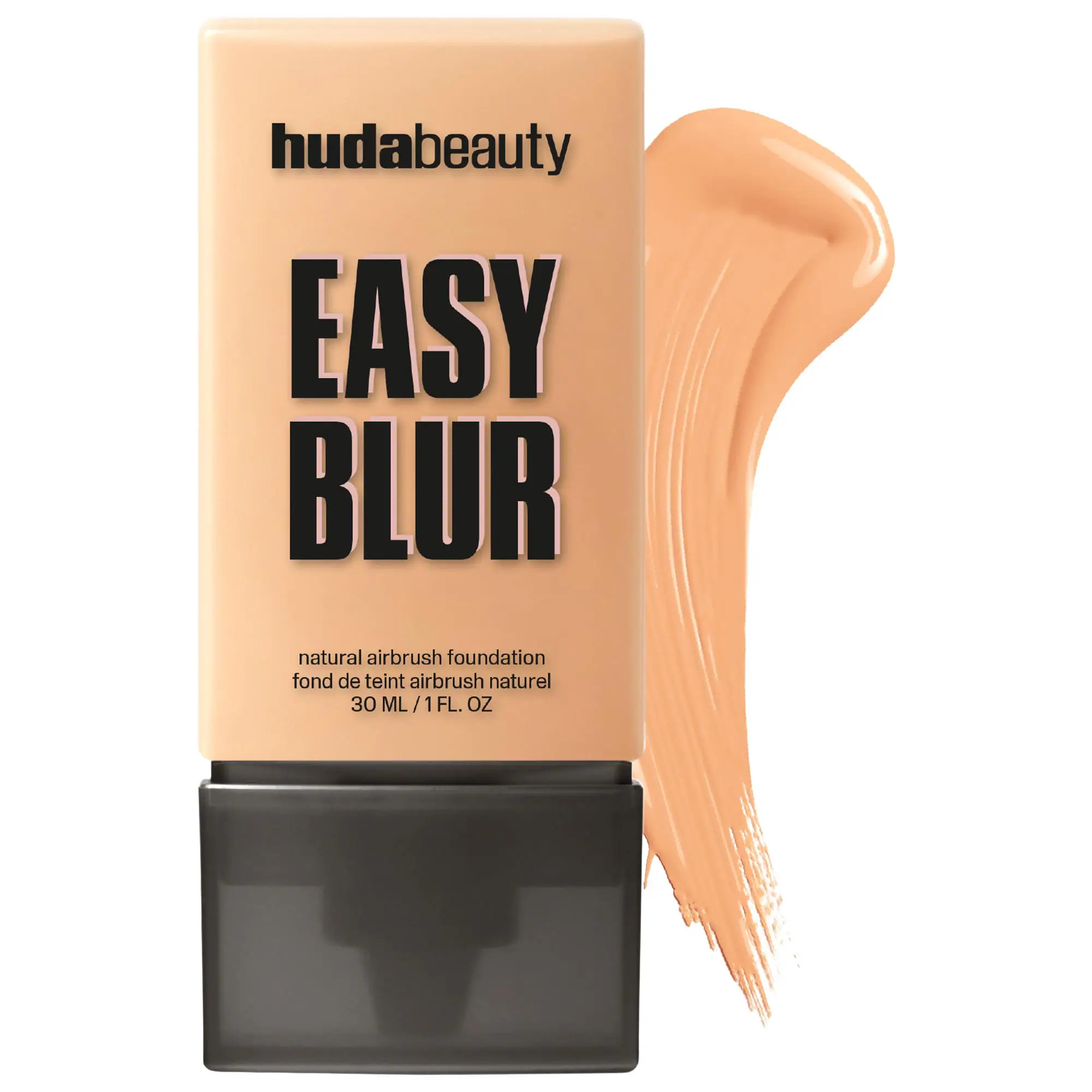 HUDA BEAUTY Easy Blur Natural Airbrush Foundation with Niacinamide Apple Pie 255B 1 oz / 30 mL | Sephora (US)