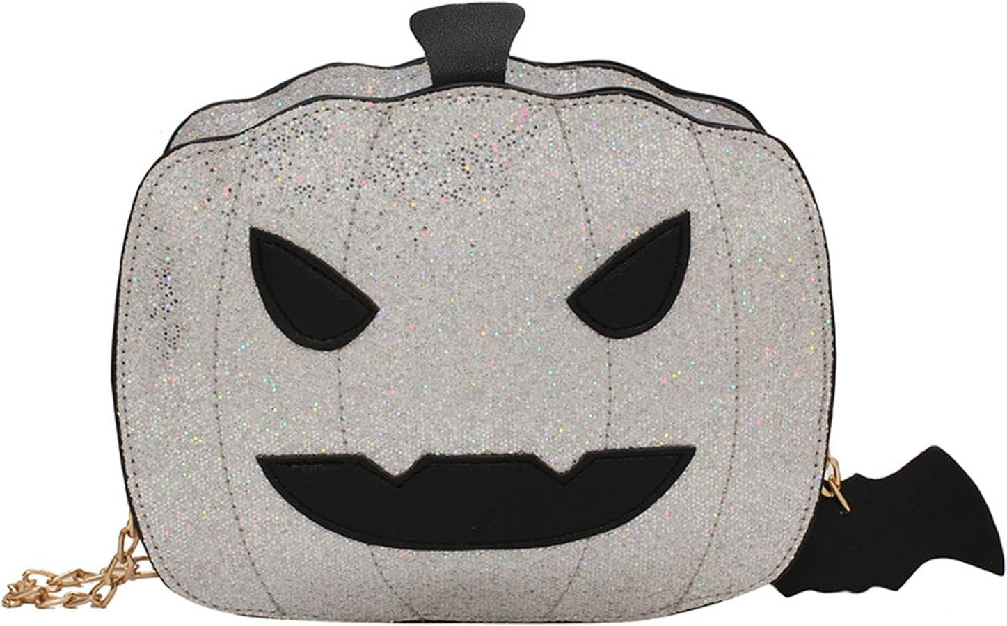 QZUnique Halloween Purses Gothic Novelty Shoulder Bag Pumpkin Coffin Skull Bat Crossbody Bag holi... | Amazon (US)