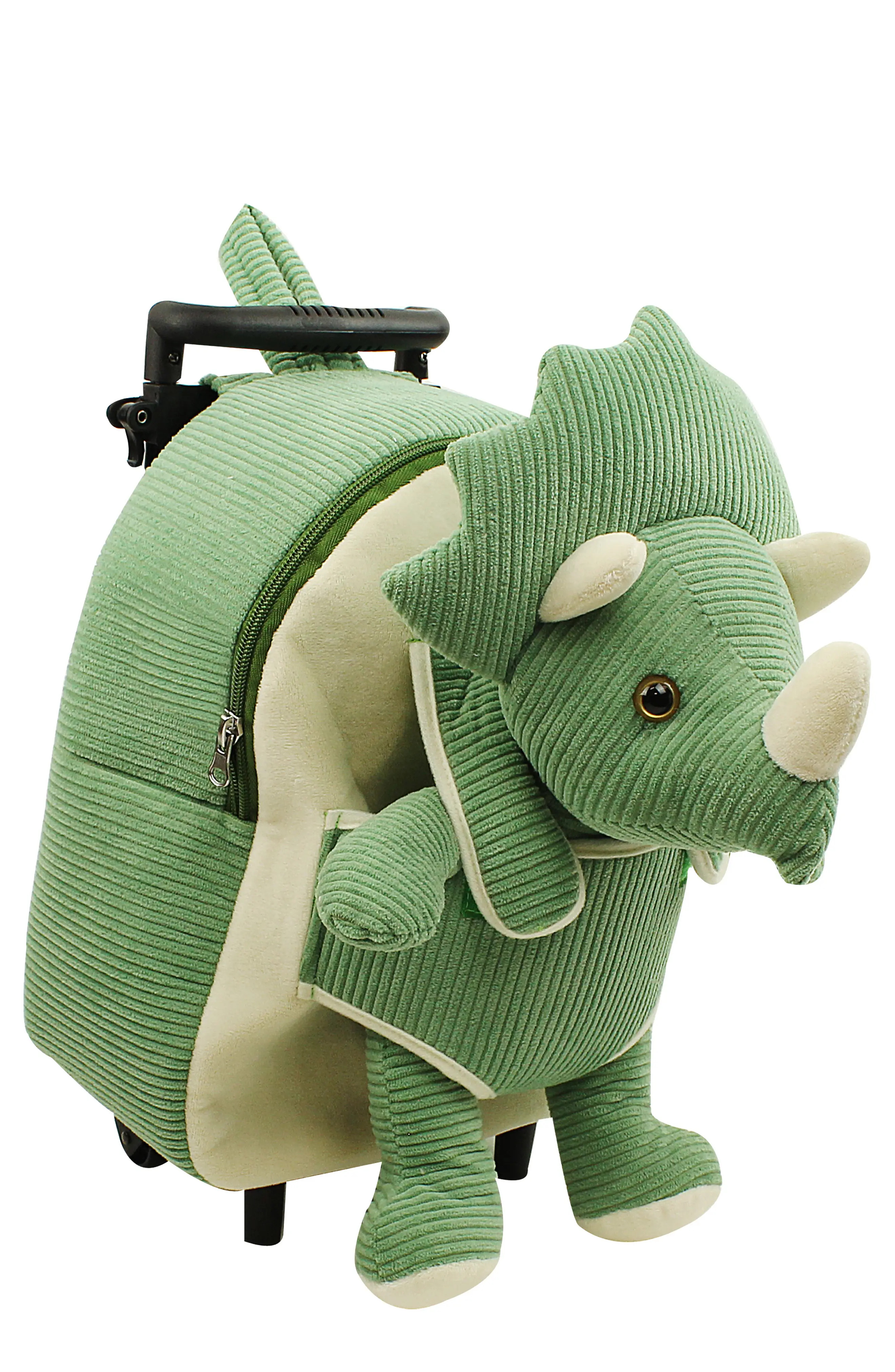 Kids' Dino Trolley Rolling Backpack with Removable Stuffed Animal | Nordstrom | Nordstrom