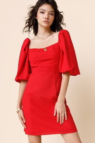 Marlee Puff Sleeve Linen Mini Dress | Francesca's