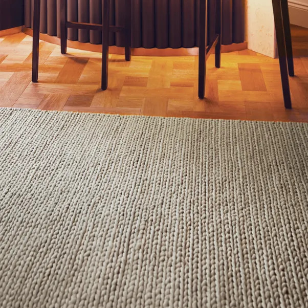 Fusion Textured Wool Rug | Dunelm (migrated)