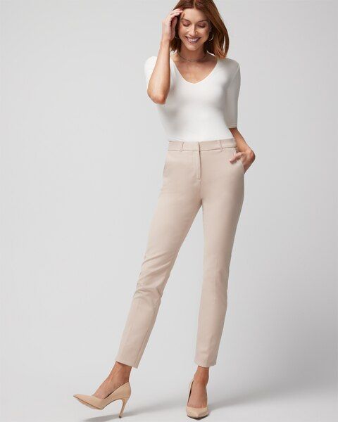 WHBM® Elle Slim Ankle Comfort Stretch Pant | White House Black Market