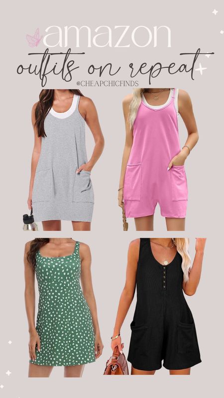 Amazon athletic dresses & rompers I’ve been wearing on repeat postpartum!

**sizing: small


#LTKstyletip #LTKFind #LTKunder50
