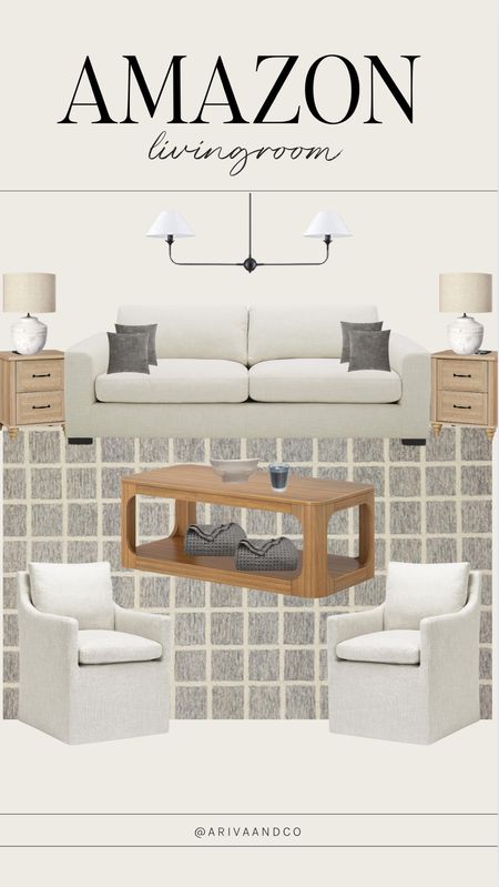 Living room design, all from Amazon.



Living room rug, coach, sofa, coffe tabke, throw blanket, large candle, accent bowl, accent chair, table lamp, side table, living room light fixture, Amazon home furniture, Amazon home 

#LTKStyleTip #LTKHome