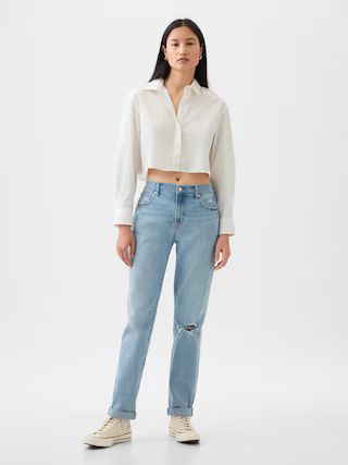 Mid Rise Girlfriend Jeans | Gap (US)