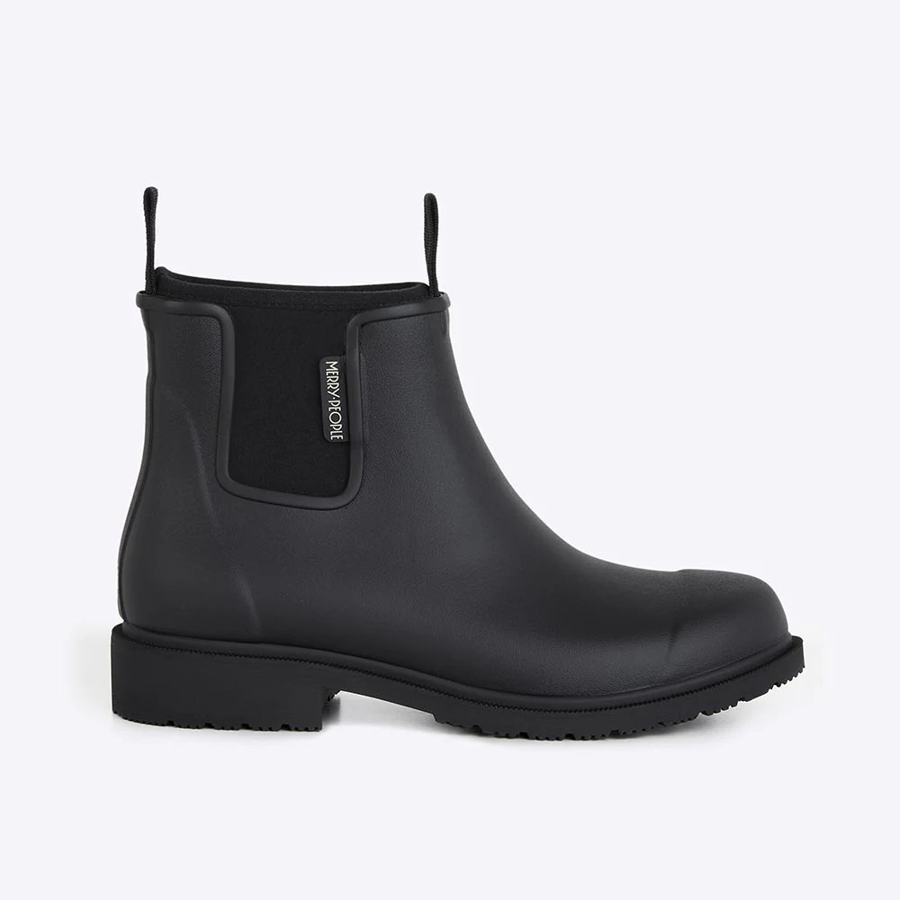 Bobbi Ankle Boot // Black & Black | Merry People - Australia