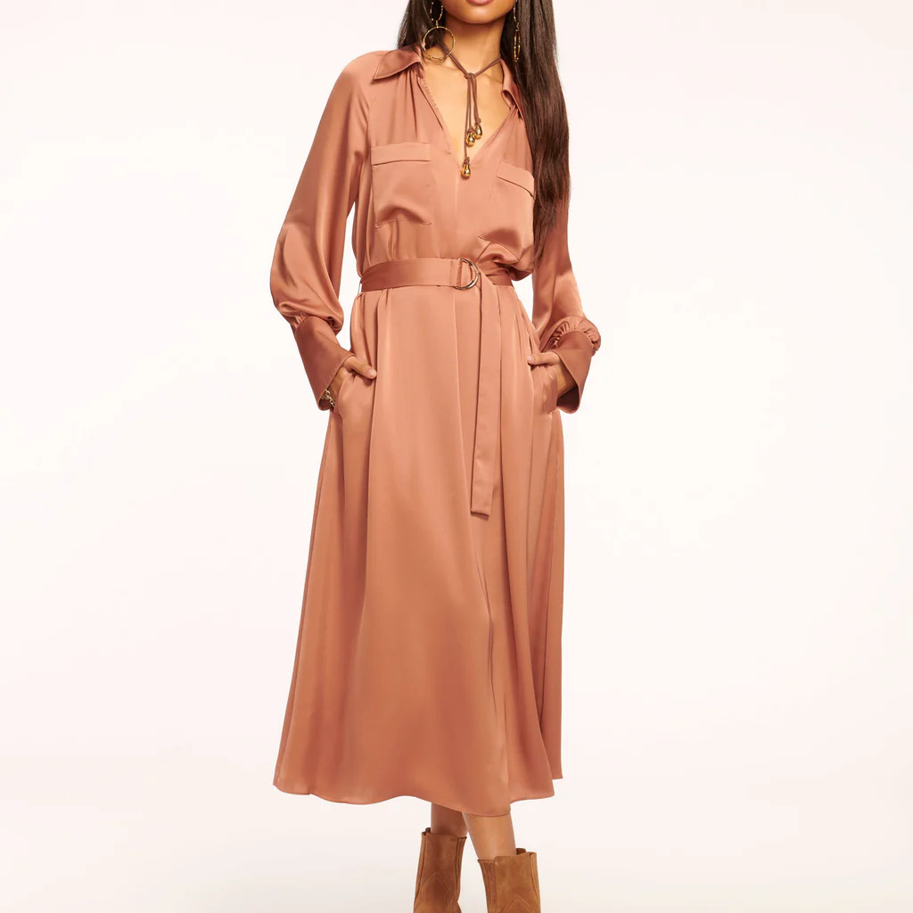 Cecilia Belted Midi Dress | Ramy Brook