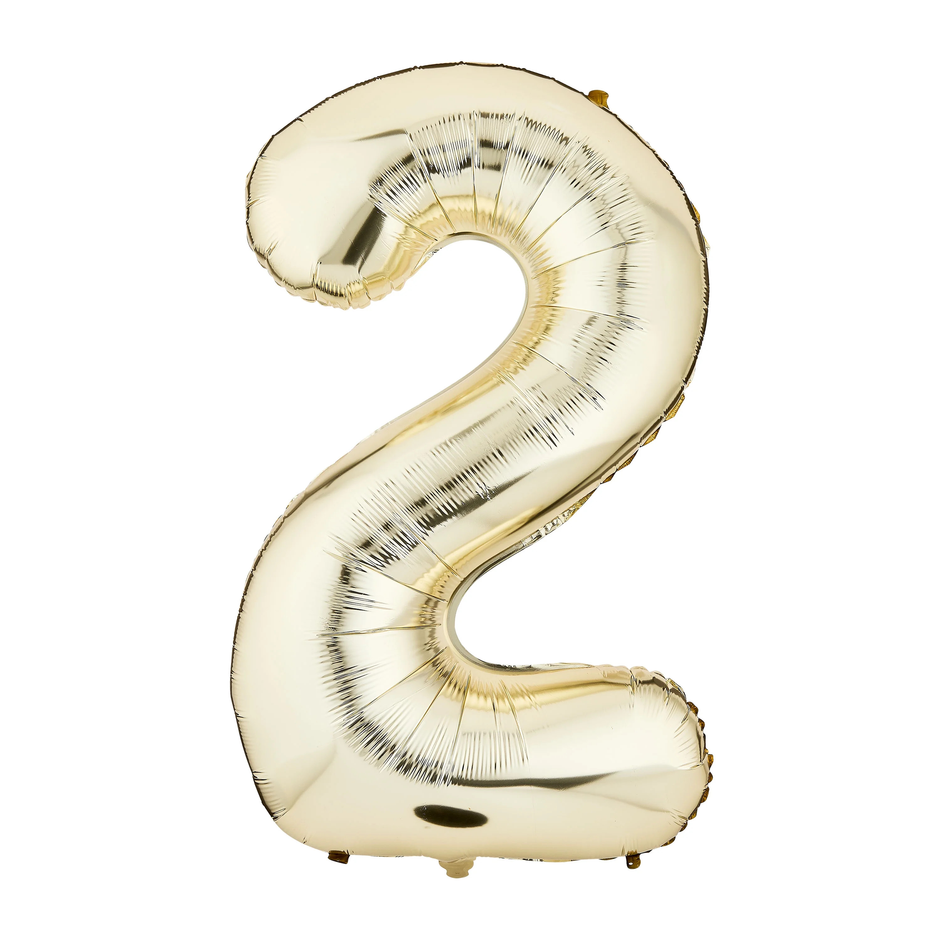 34" Gold Number 2 Foil Balloon, by Way To Celebrate | Walmart (US)