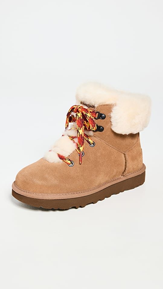 UGG Classic Mini Alpine Lace Boots | SHOPBOP | Shopbop