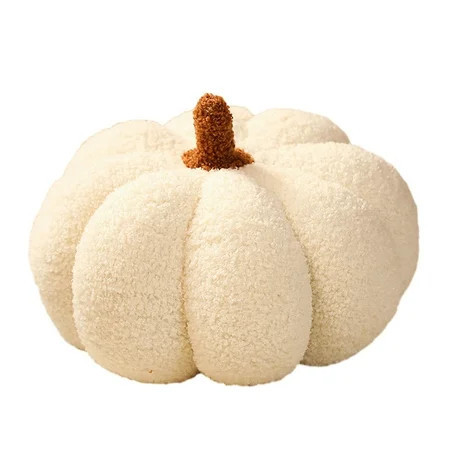 Tarmeek Pumpkin Throw Pillow Cushion 3D Thanksgiving Pumpkin Pillow Halloween Fall Pumpkin Toy Fluffy Stuffed Pillow Kids' Plush Toy Pillow 7.8 Inches | Walmart (US)