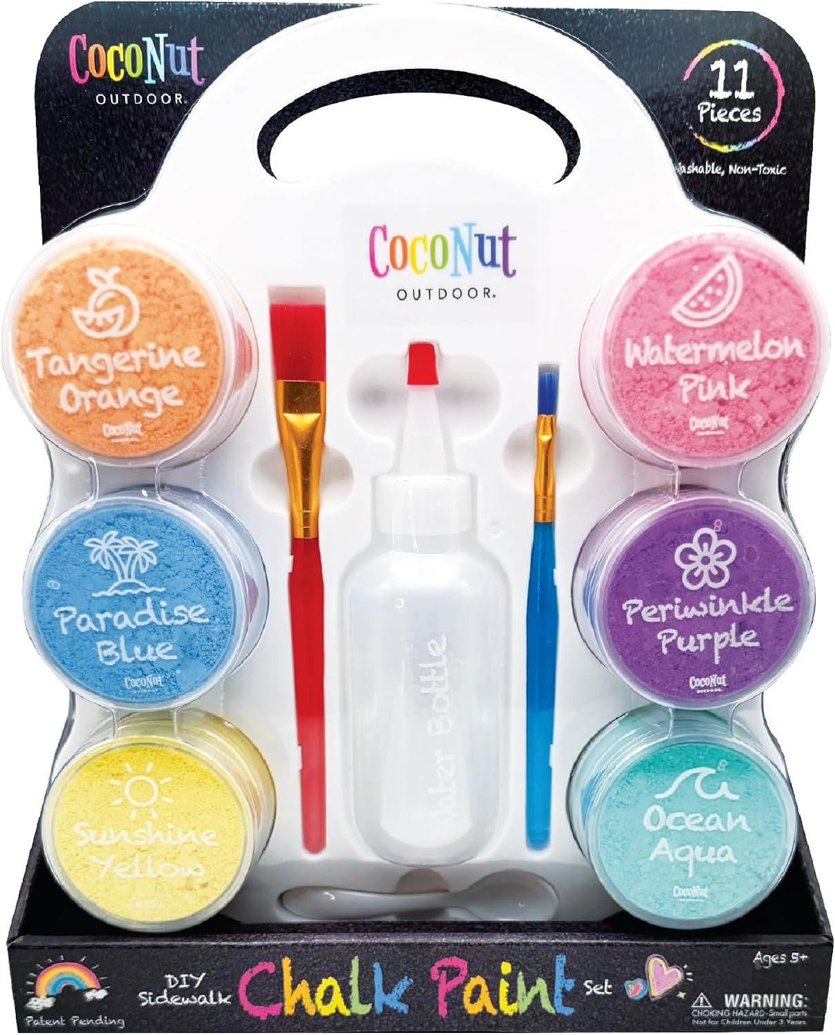 DIY Sidewalk Chalk Paint Set, Art Set for Kids Ages 5+ | Amazon (US)