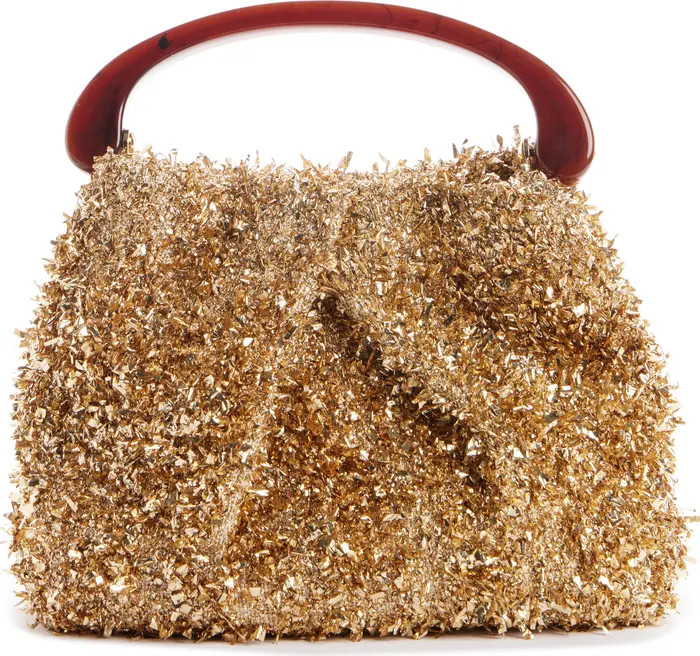 Dries Van Noten Small Sparkle Top Handle Bag | Nordstrom | Nordstrom