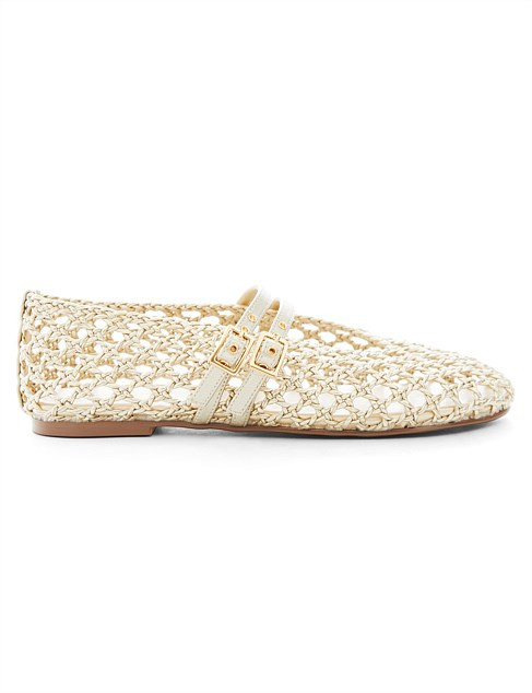 Sandler Ebony Ballet Flats | David Jones | David Jones (Australia & New Zealand)