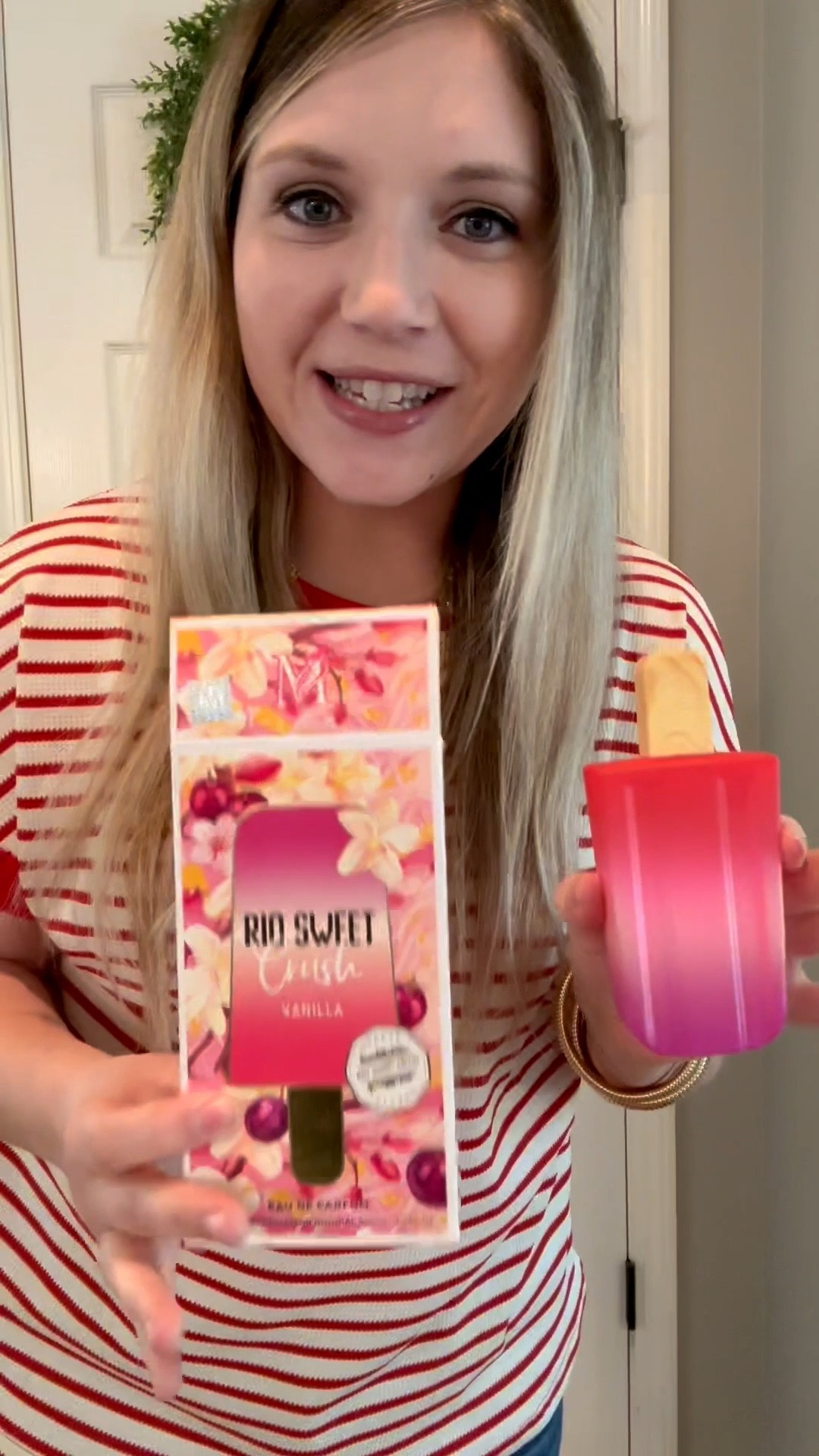 This perfume not only smells like summer, but the bottle is so cute to display too!
Different scents and colors available!

#mothersday 
#giftideaforher
#momgifts
#summer
#

#LTKMothersDay #LTKmorningroutine #LTKBeauty