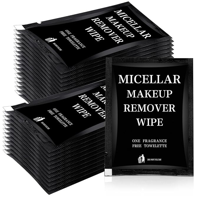 Ctosree 150 pcs Makeup Remover Wipes Bulk Individually Wrapped Makeup Wipes Single Remover Cloth ... | Amazon (US)