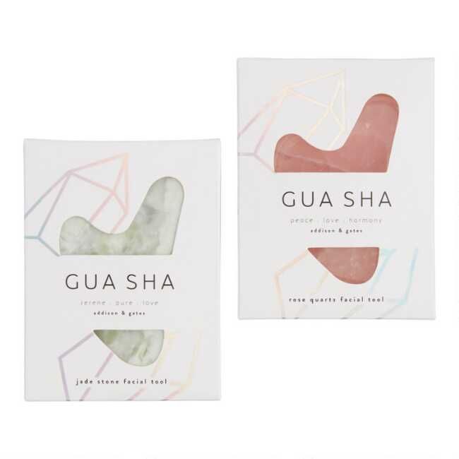 A&G Stone Gua Sha Facial Massage Tool | World Market