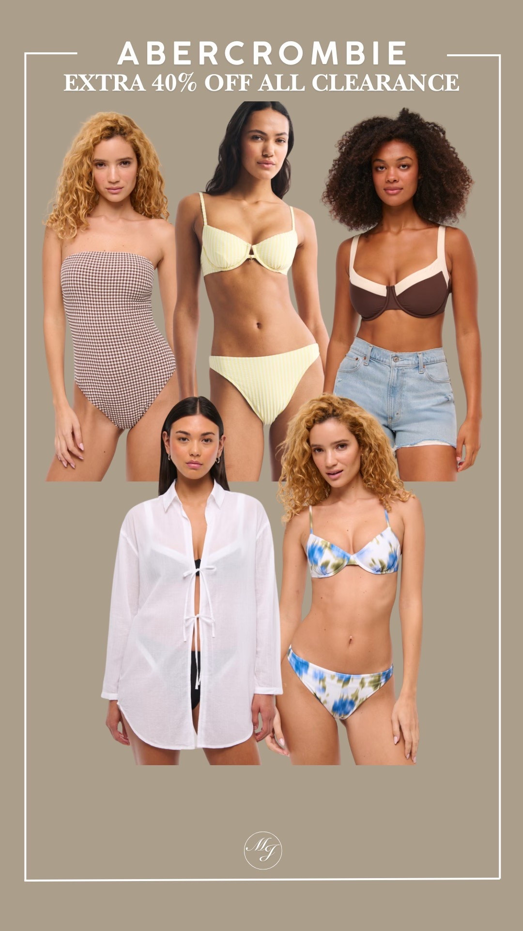 Extra 40% off all clearance swimwear on Abercrombie! Today only! 

#LTKSaleAlert #LTKTravel #LTKootd