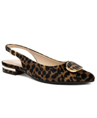 Jones New York Women's Quator Closed Toe Dress Flat - Leopard | Macy's