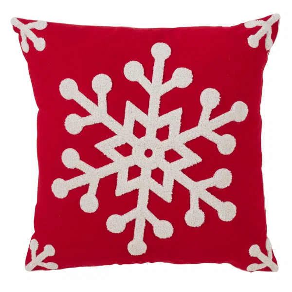 Sharpe Snowflake Design Throw Pillow | Wayfair North America