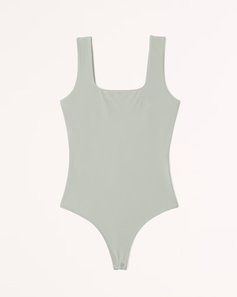 Soft Matte Seamless Squareneck Bodysuit | Abercrombie & Fitch (US)