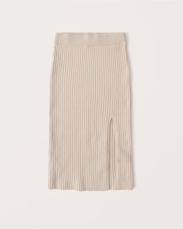 Sweater Midi Skirt | Abercrombie & Fitch (US)