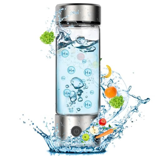 Fakllod Hydrogen Water Bottle Generator, Portable Rechargeable aquahealth Hydrogen Water, Hydrogen Water Ionizer Machine, with SPE/PEM Technology, for Home Office Travel Fitness Drinking | Amazon (US)