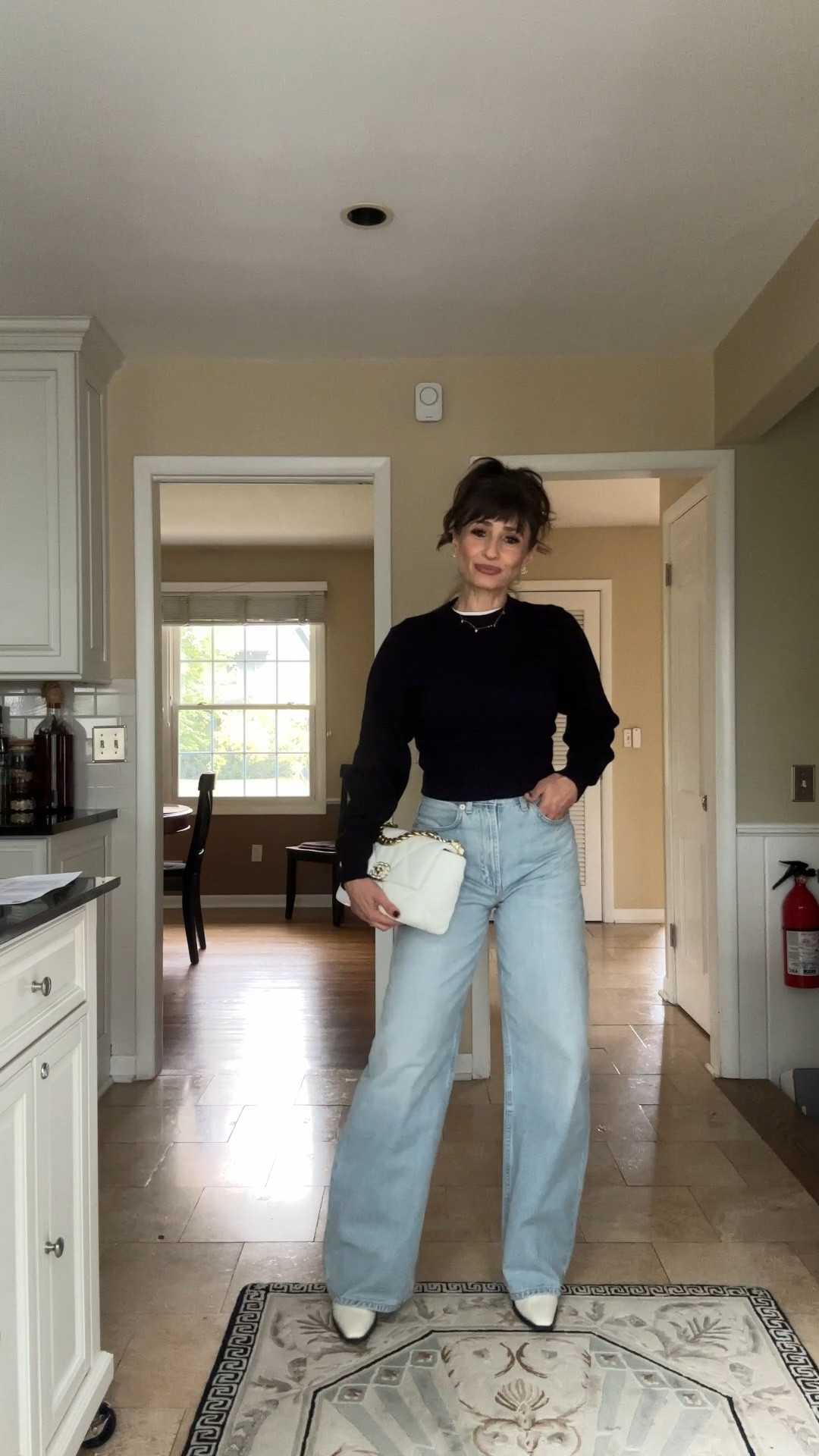 Jeans run small. Sweater and boots fit true to sizee

#LTKStyleTip #LTKFindsUnder100 #LTKFindsUnder50