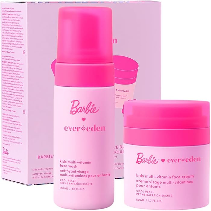 Evereden Barbie Limited Edition Kids Happy Face Duo + Exclusive Accessories | Multi-Vitamin Face ... | Amazon (US)