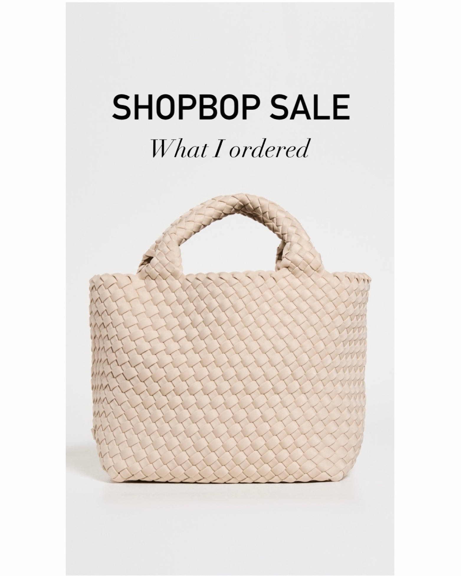 Here’s what I ordered from the Shopbop sale  