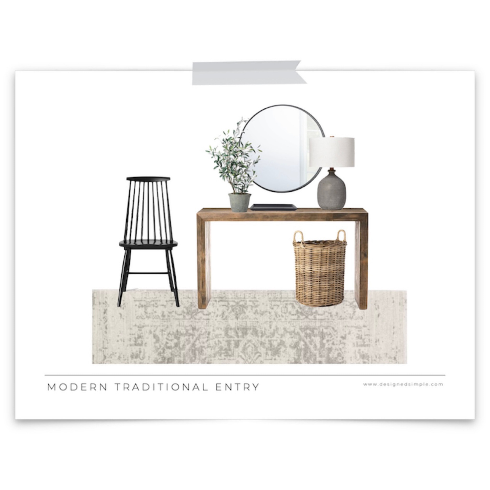 Simple entryway design, entryway table, entry console, small entryway design, round mirror, concrete lamp

#LTKhome #LTKstyletip #LTKFind