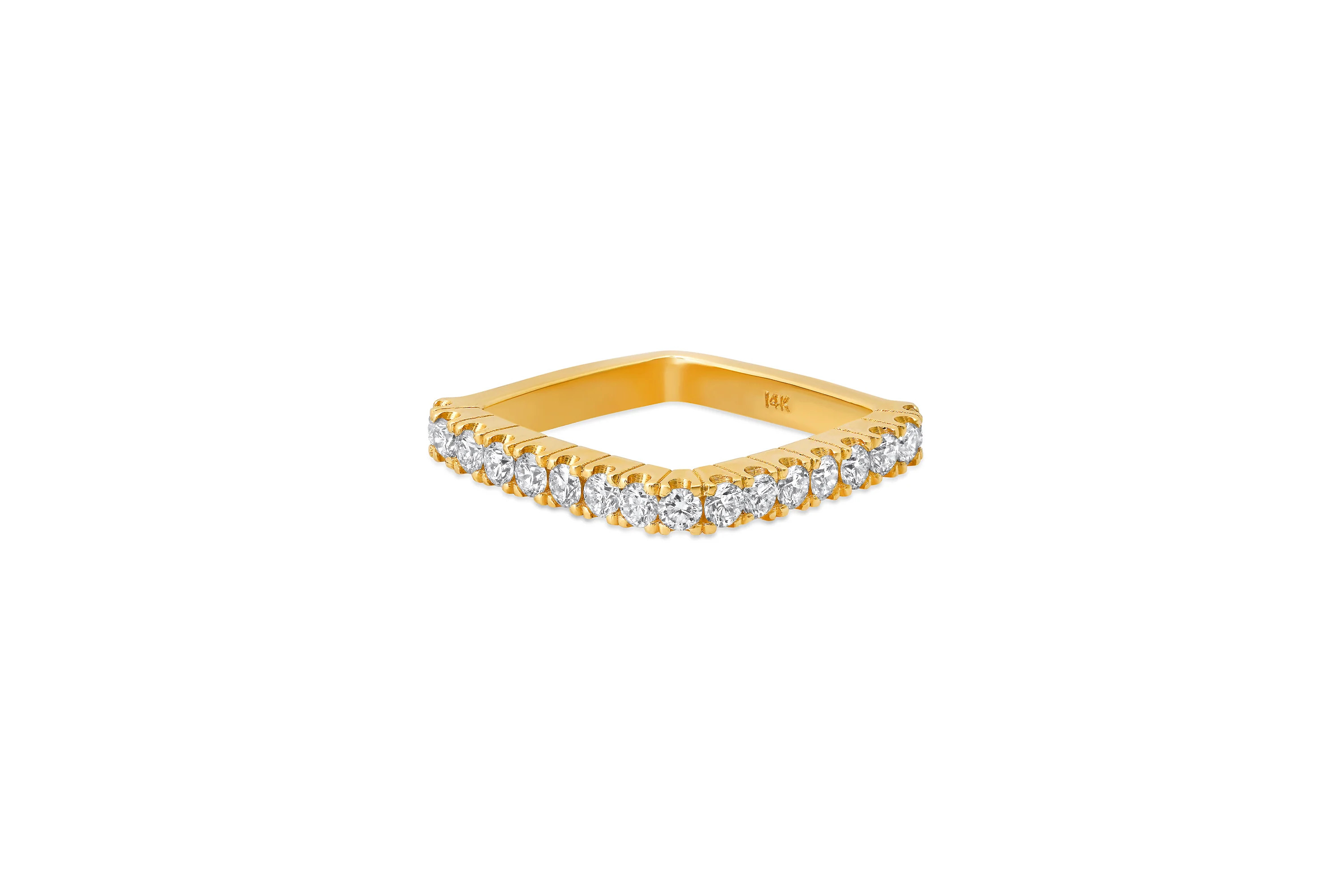 Diamond Square Ring | Shylee Rose Jewelry