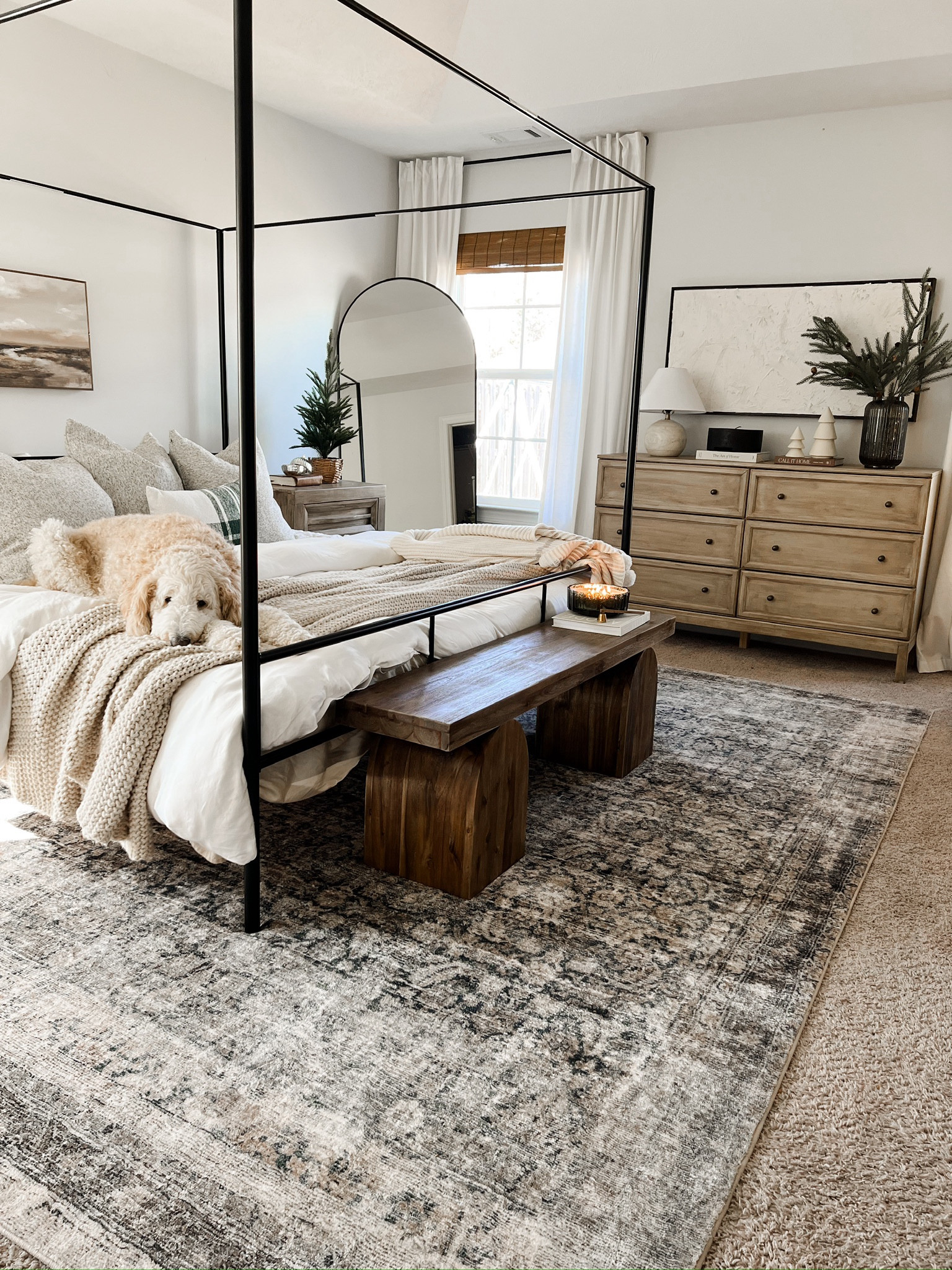 The softest rug I have ever owned - the Loloi Rug in Navy/Sand is still 70% off on Amazon!!! This Cloudpile rug feels sooooo good on your feet! The tones in it are so beautiful, too!!

Organic modern bedroom, cozy bedrooms, loloi rugs, loloi rug deals, rug specials, Amazon rugs, cozy bedroom, bedroom furniture, primary bedroom styled, canopy bed, styled bedroom

#LTKSeasonal #LTKStyleTip #LTKSaleAlert