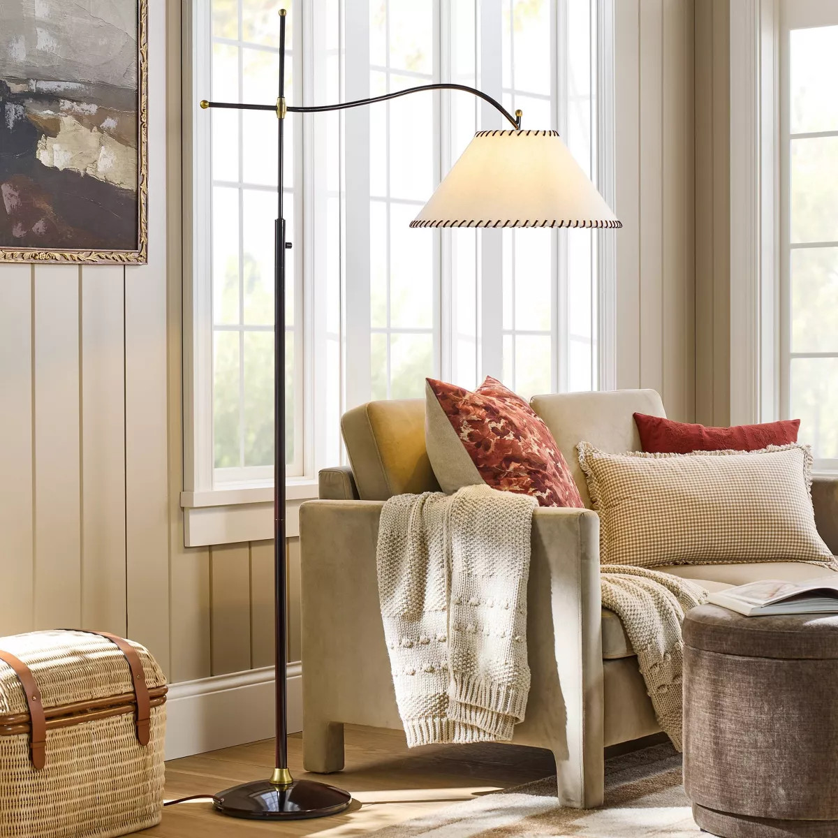 Floor Lamp Maroon - Threshold™ designed with Studio McGee | Target