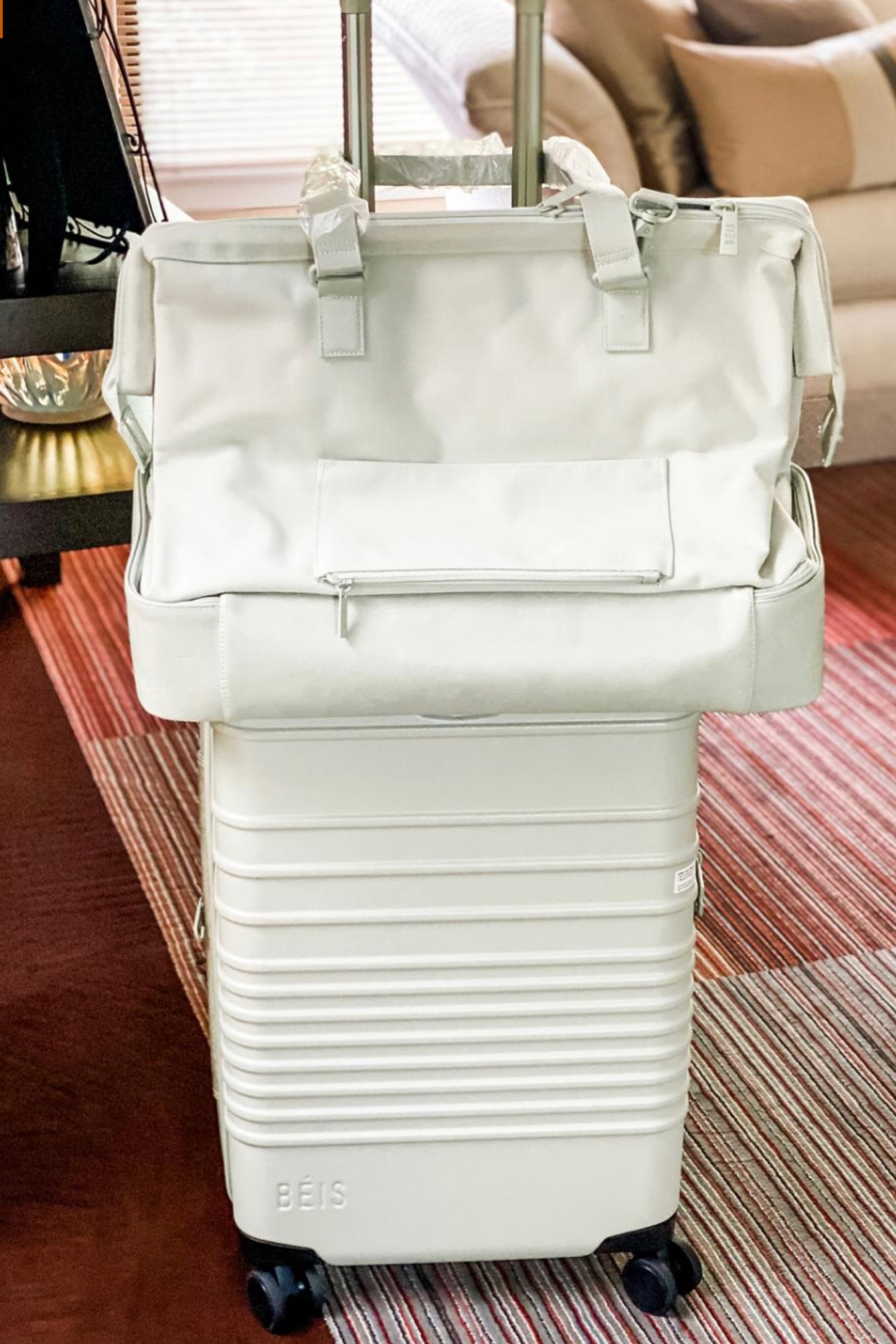 This is last year Beis set, but the same weekender and carry on bag is on sale in a different color. This is a great set to travel with and is such a great sale price. This will be luggage you use again and again. 

Nordstrom sale, Nordstrom Anniversary sale, Nordstrom luggage, Nordstrom Anniversary travel, Nordstrom Anniversary beach bag, Nordstrom Anniversary active wear, summer sandals, summer outfit, summer dresses, n sale, NSale, Nordstrom finds, Nordstrom Rack, Anniversary Sale

#LTKxNSale #LTKtravel #LTKsalealert