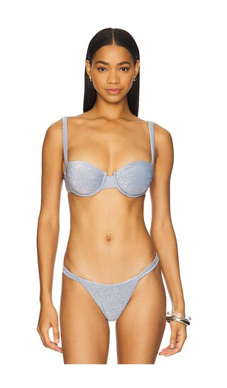 x REVOLVE Layana Top in Ice Blue | Revolve Clothing (Global)