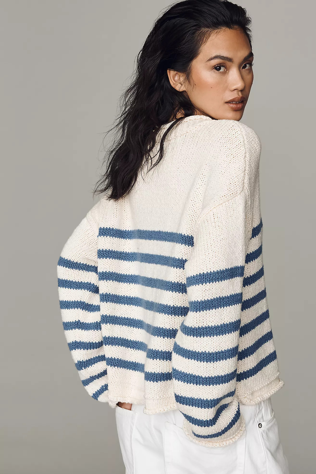 Pilcro Harlow Oversized Roll Neck Sweater | Anthropologie (US)
