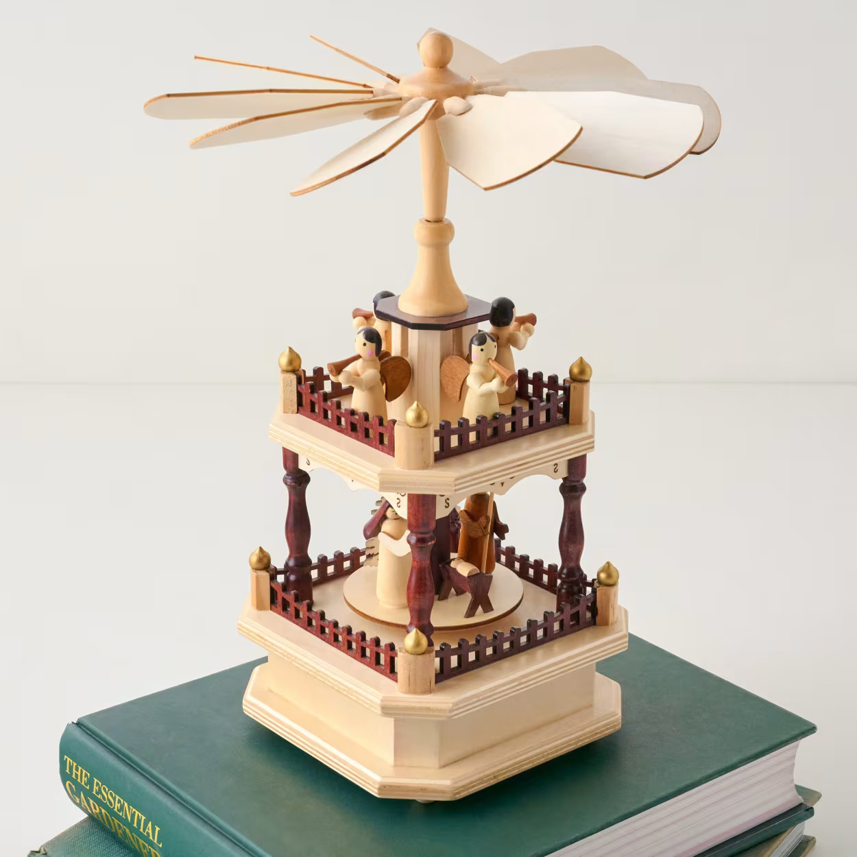 German Inspired Wooden Christmas Pyramid | Magnolia