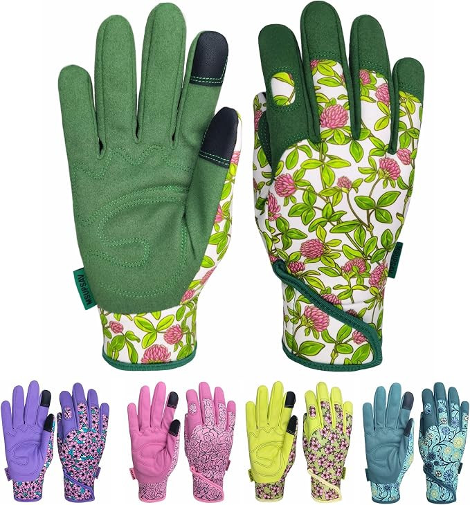Thorn Proof&Puncture Resistant Gardening Gloves with Grip,Garden Glove for Women, Leather Yard Wo... | Amazon (US)