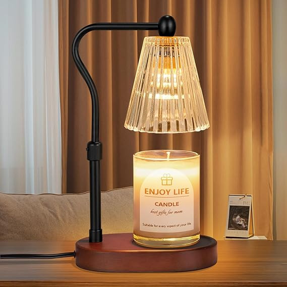 Candle Warmer Lamp with Timer Dimmer Adjustable Height,Mothers Day Gifts,Electric Wax Warmer Vint... | Amazon (US)