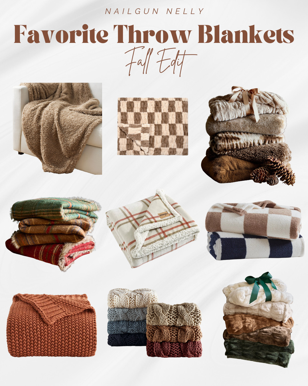 Favorite Fall Throw Blankets! These make great gifts!  

 #LTKGiftGuide #LTKSeasonal #LTKHome
